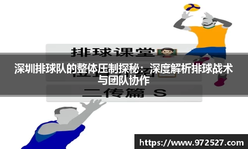 深圳排球队的整体压制探秘：深度解析排球战术与团队协作
